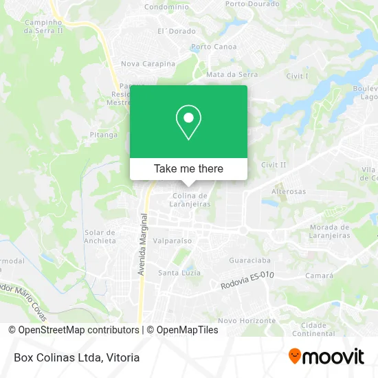 Box Colinas Ltda map
