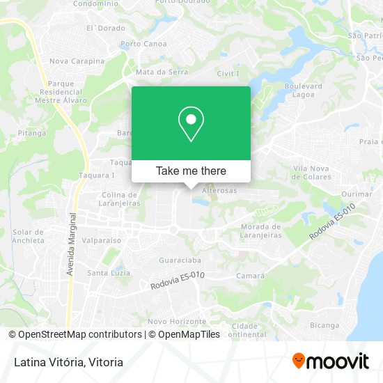 Latina Vitória map