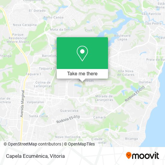 Capela Ecumênica map