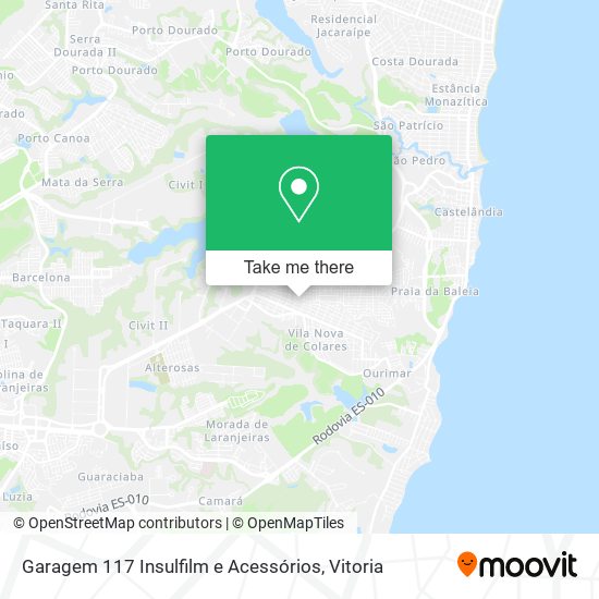 Garagem 117 Insulfilm e Acessórios map