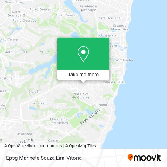 Epsg Marinete Souza Lira map