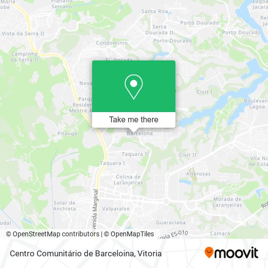 Centro Comunitário de Barceloina map