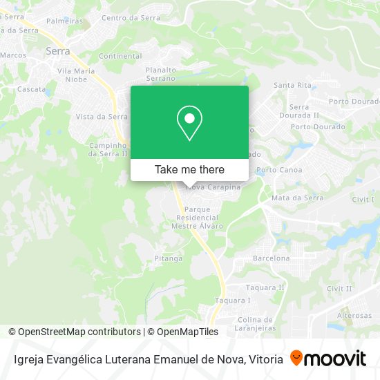 Igreja Evangélica Luterana Emanuel de Nova map