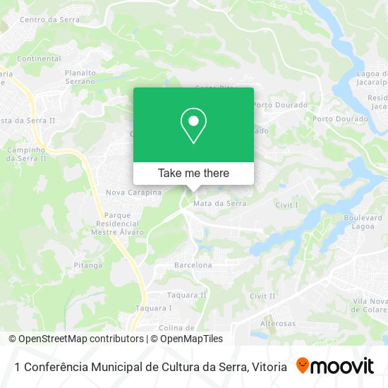 1 Conferência Municipal de Cultura da Serra map