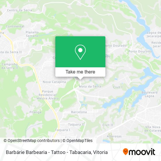 Barbárie Barbearia - Tattoo - Tabacaria map