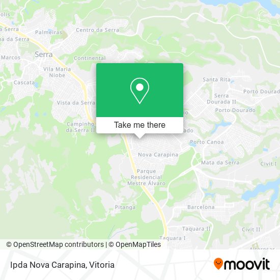 Ipda Nova Carapina map