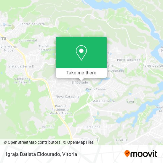 Igraja Batista Eldourado map