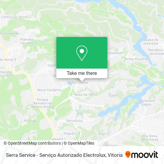 Serra Service - Serviço Autorizado Electrolux map