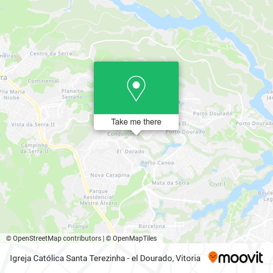 Igreja Católica Santa Terezinha - el Dourado map