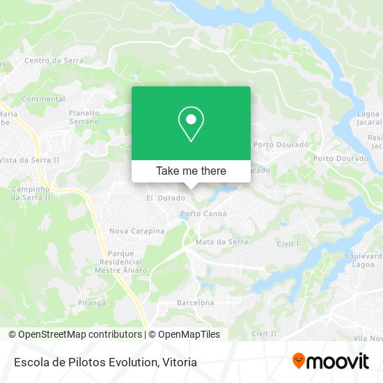 Escola de Pilotos Evolution map