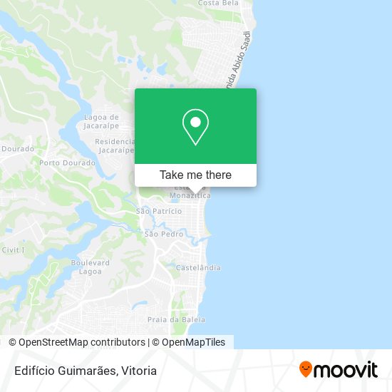 Edifício Guimarães map