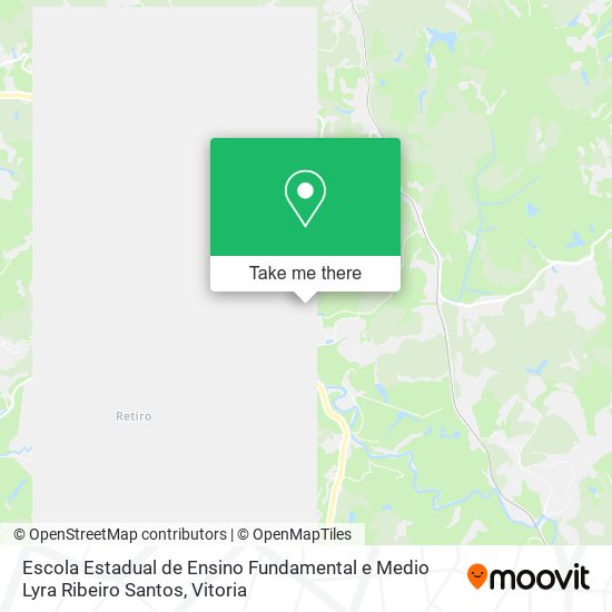 Escola Estadual de Ensino Fundamental e Medio Lyra Ribeiro Santos map