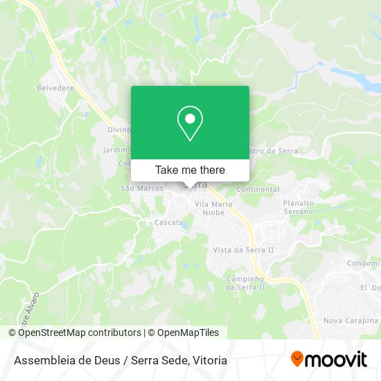 Assembleia de Deus / Serra Sede map