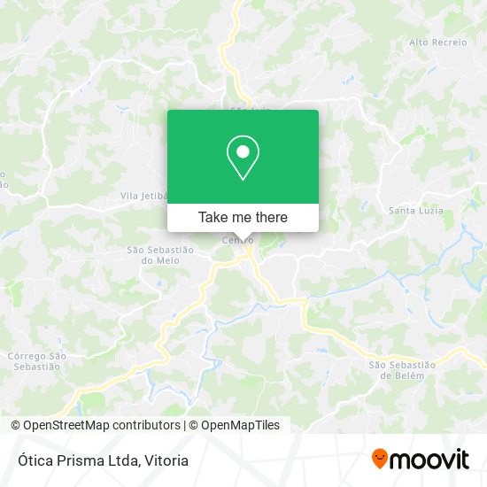 Ótica Prisma Ltda map