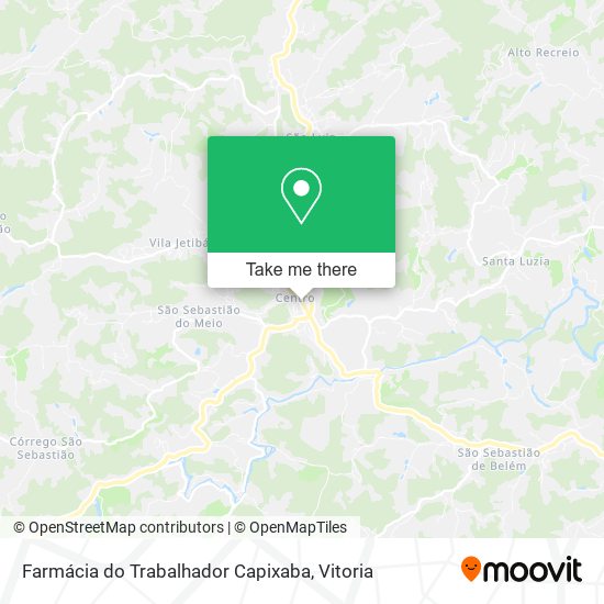 Farmácia do Trabalhador Capixaba map
