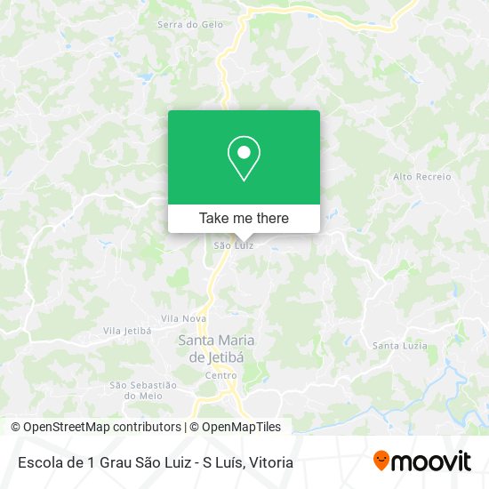 Escola de 1 Grau São Luiz - S Luís map