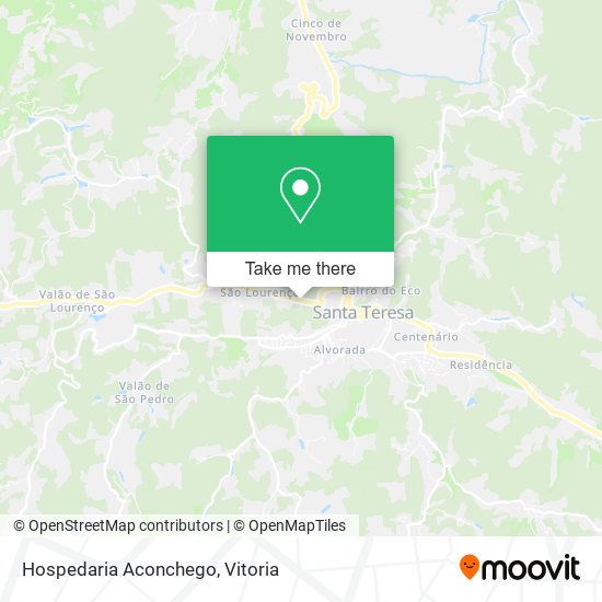 Hospedaria Aconchego map