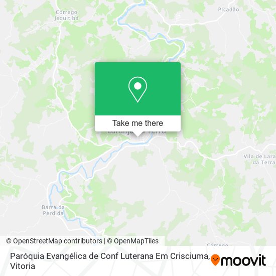 Paróquia Evangélica de Conf Luterana Em Crisciuma map