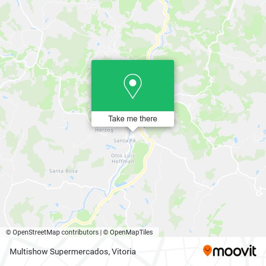 Multishow Supermercados map