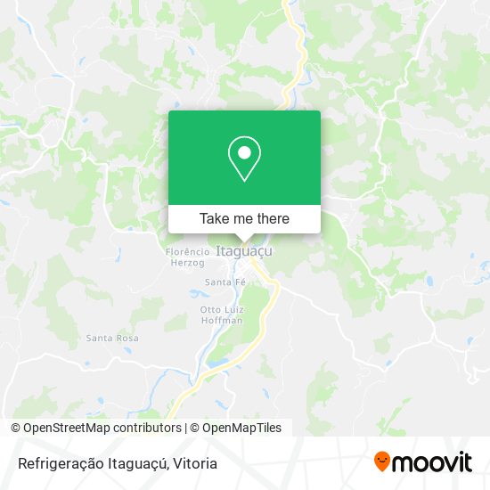 Refrigeração Itaguaçú map
