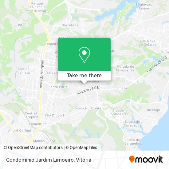 Condomínio Jardim Limoeiro map