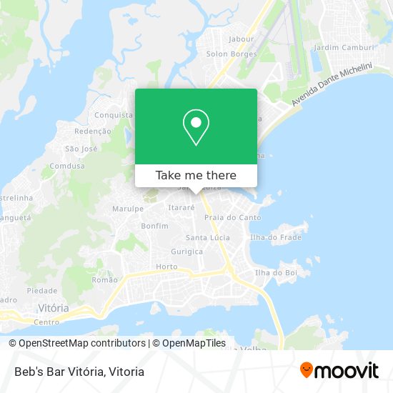 Beb's Bar Vitória map