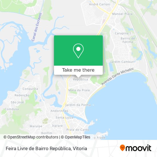 Feira Livre de Bairro República map