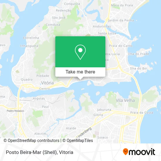 Posto Beira-Mar (Shell) map