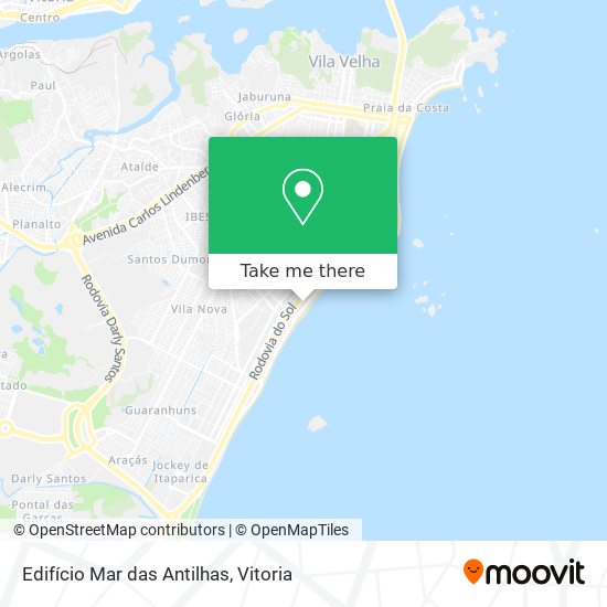 Edifício Mar das Antilhas map