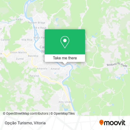 Opção Turismo map