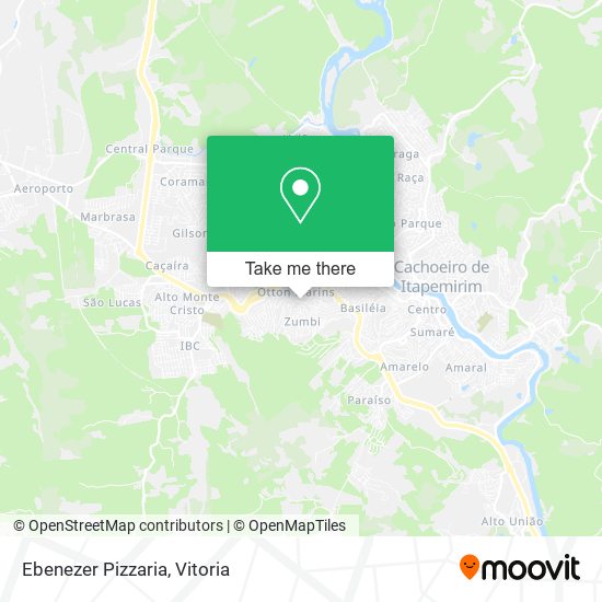 Ebenezer Pizzaria map