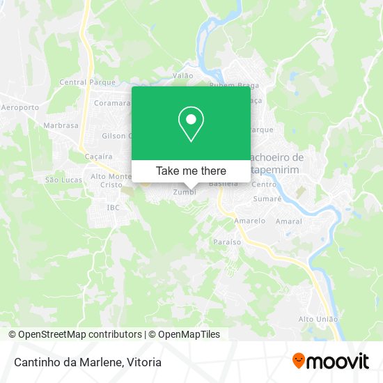 Cantinho da Marlene map