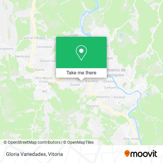 Gloria Variedades map