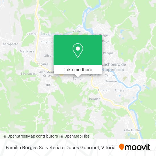 Familia Borges Sorveteria e Doces Gourmet map