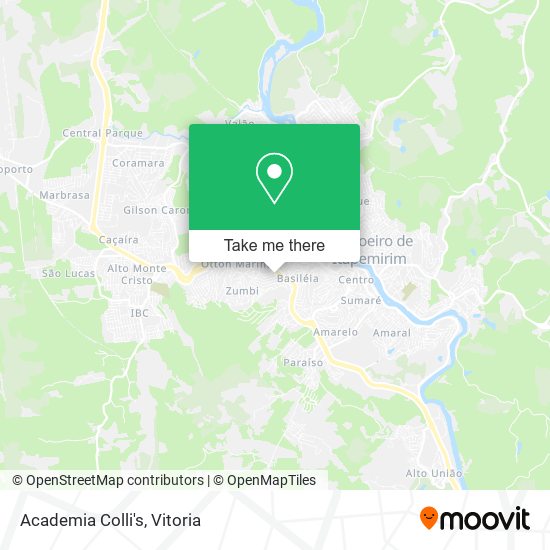 Academia Colli's map