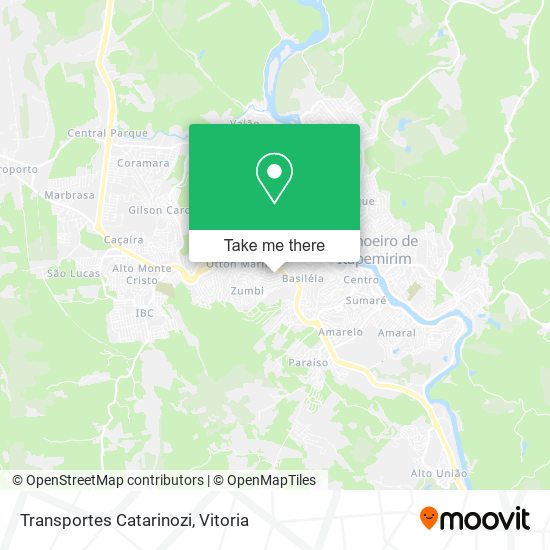 Transportes Catarinozi map