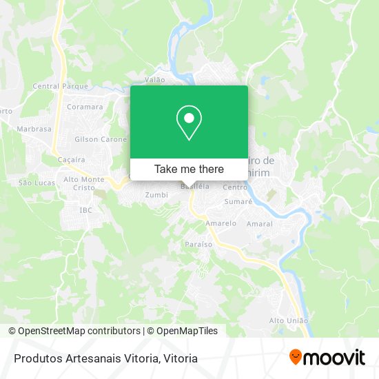 Produtos Artesanais Vitoria map