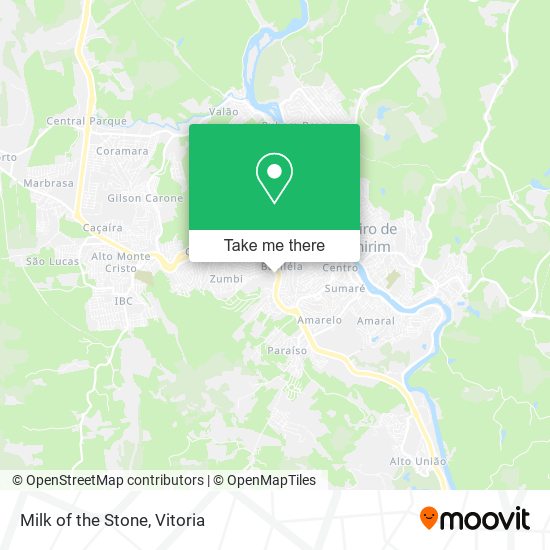Milk of the Stone map