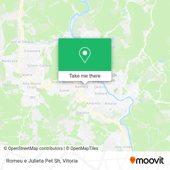 Romeu e Julieta Pet Sh map