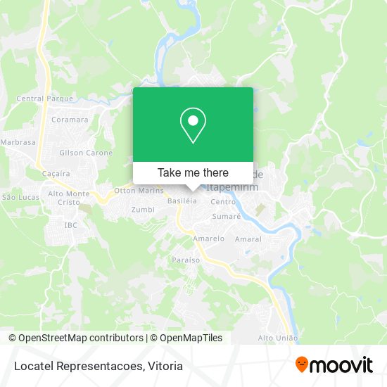 Locatel Representacoes map
