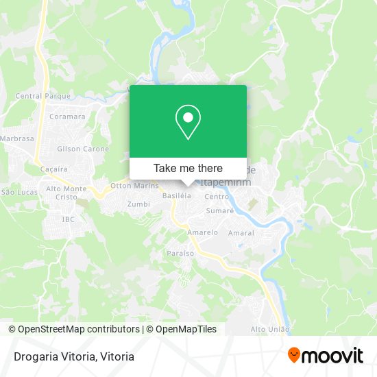 Drogaria Vitoria map