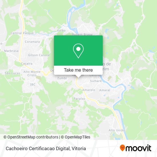 Cachoeiro Certificacao Digital map