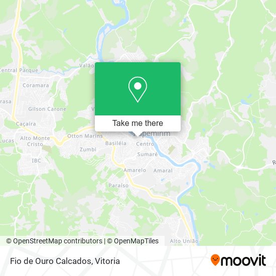 Fio de Ouro Calcados map