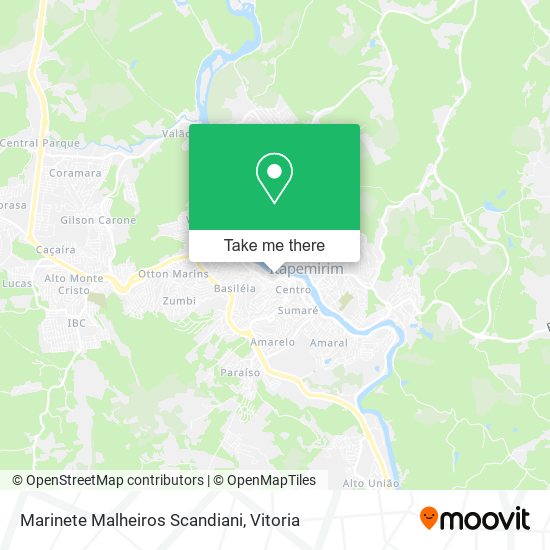 Marinete Malheiros Scandiani map