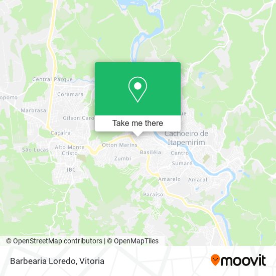 Barbearia Loredo map