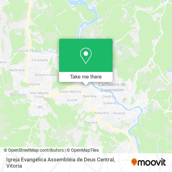 Igreja Evangélica Assembléia de Deus Central map