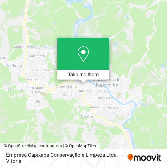 Empresa Capixaba Conservação e Limpeza Ltda map