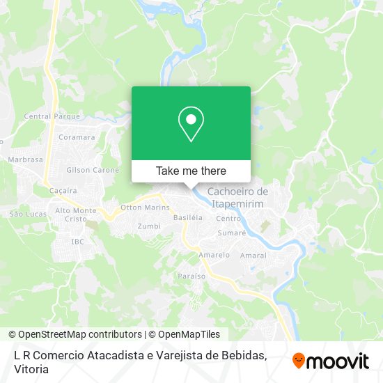 L R Comercio Atacadista e Varejista de Bebidas map