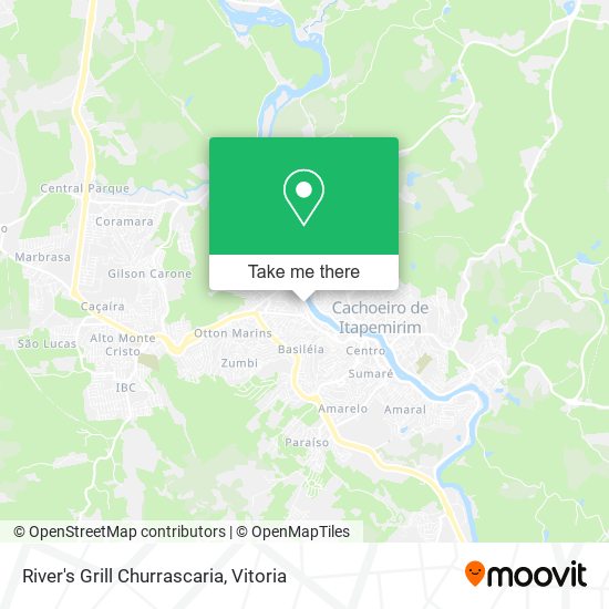 River's Grill Churrascaria map
