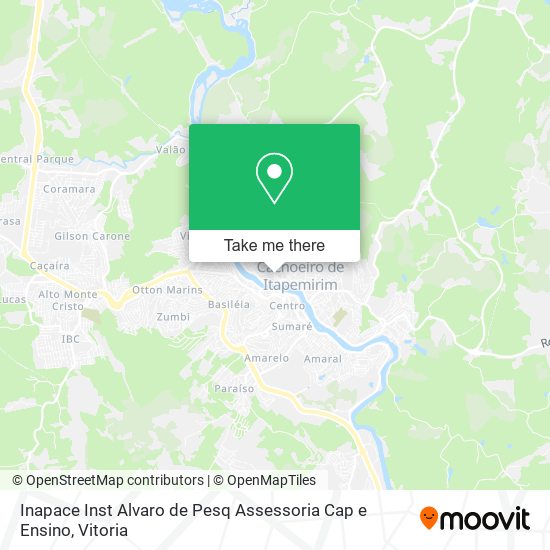 Inapace Inst Alvaro de Pesq Assessoria Cap e Ensino map